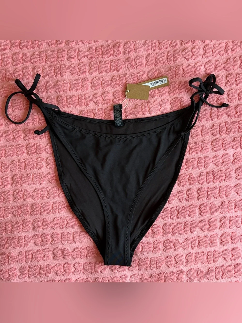 SKIMS Recycled Swim Dippy Tie Bikini Bottom | Onyx | 2X | NWT 🏷️